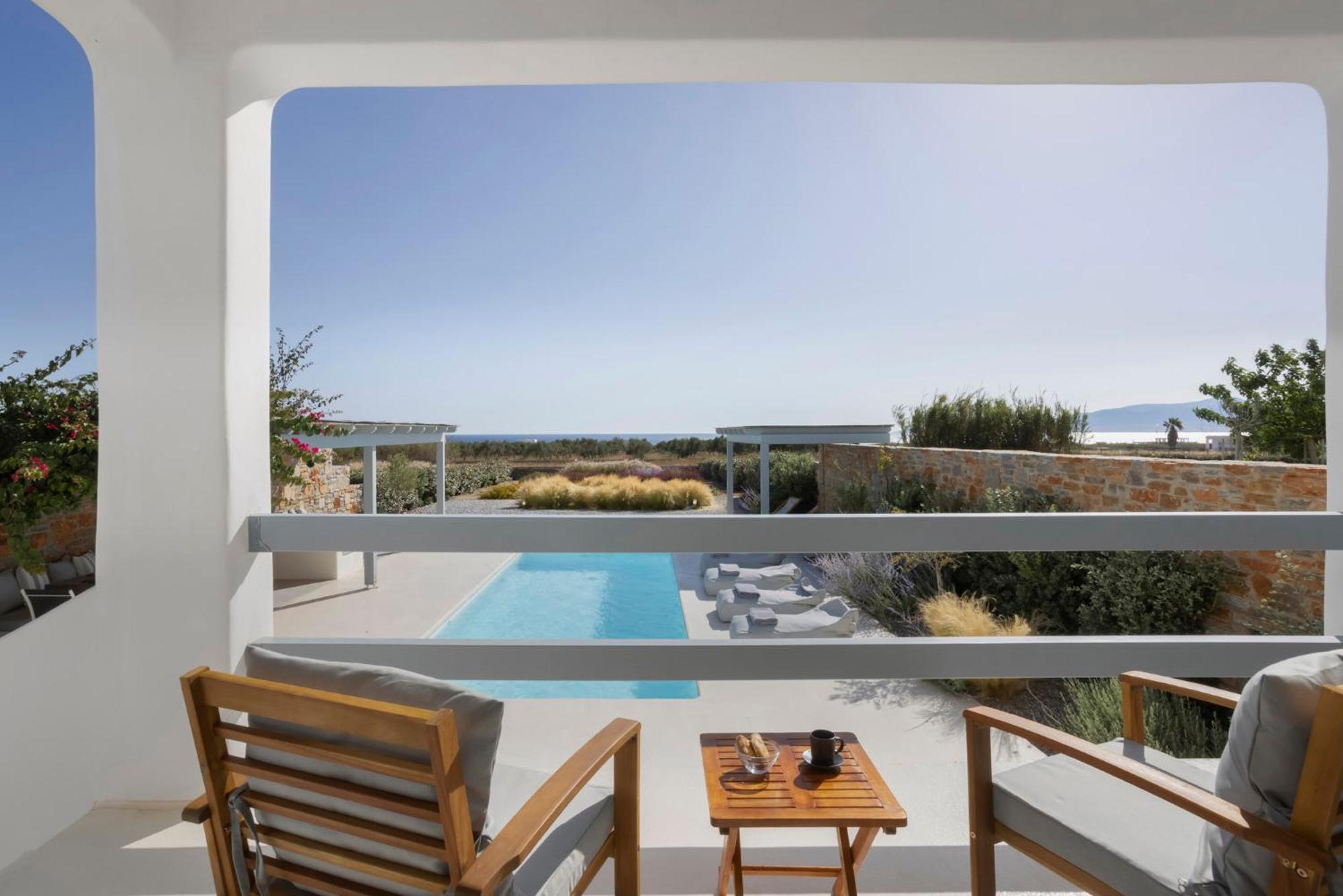 Villa Dione, Private Pool & Seaview By Naxos Dunes Кастраки Экстерьер фото